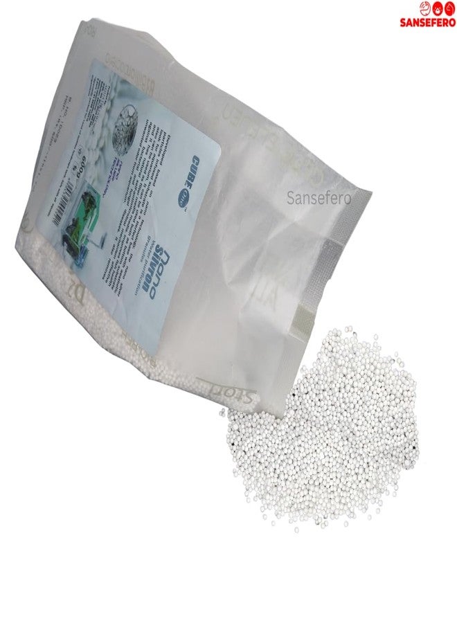 SANSEFERO Premier Plants Aquarium Cube One Nano Silvron White Soil For Fish Tank Plants Aqua Soil For Fish Tank Water Purification Granules(600 Gram) - Image 5